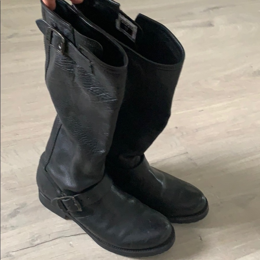 Frye Leather Knee High Boots